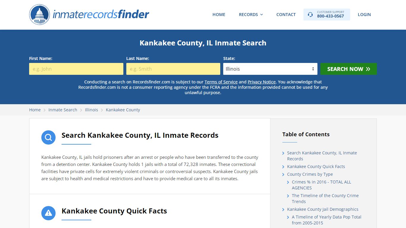 Kankakee County, IL Inmate Lookup & Jail Records Online